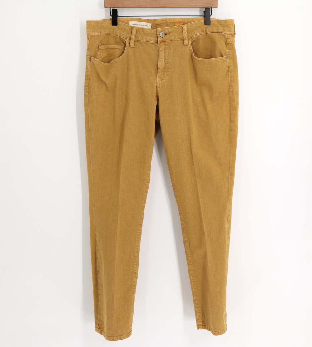 Pilcro Straight-Leg Jeans in Mustard